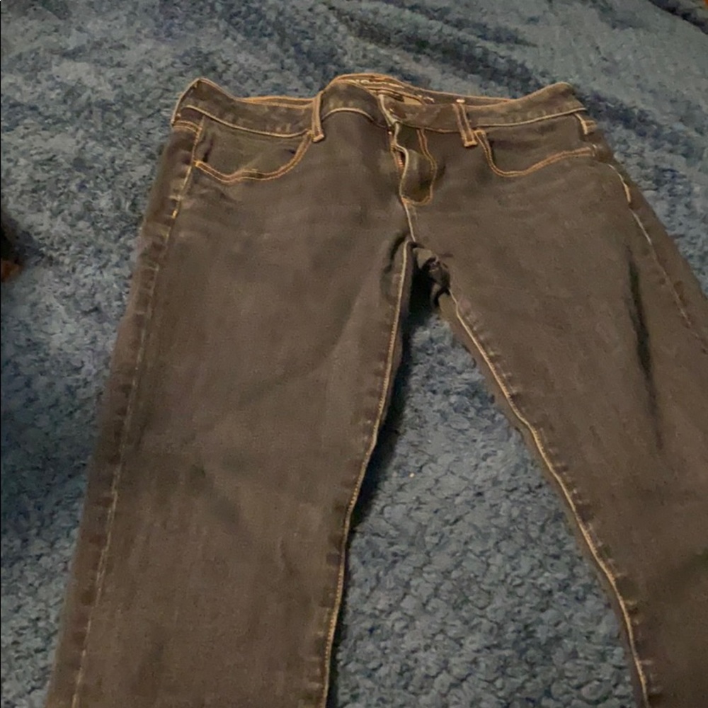 Dark blue jeans